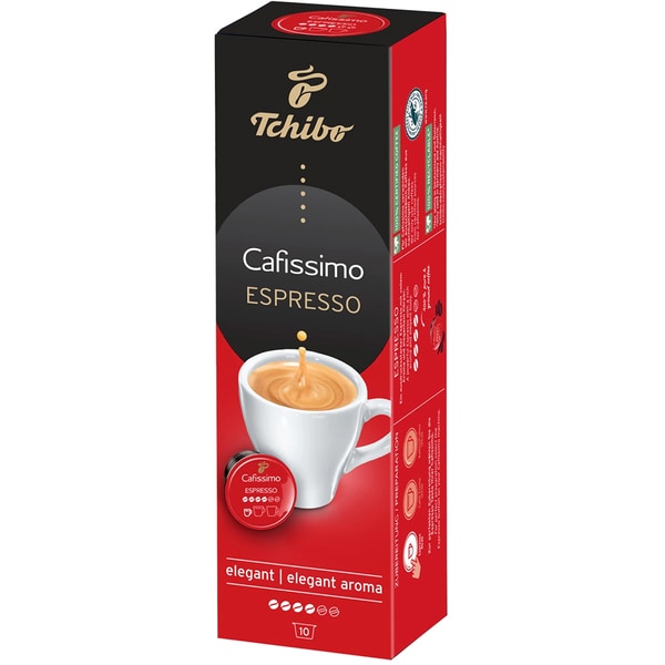 Capsule cafea TCHIBO Espresso Elegant Aroma, compatibile Cafissimo, 10 capsule, 70g