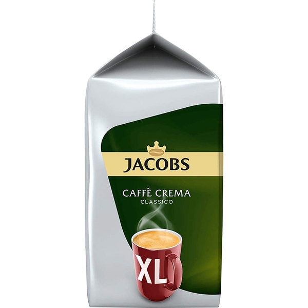 Capsule cafea JACOBS Cafe Crema XL, compatibile Tassimo, 16 capsule, 132.8g