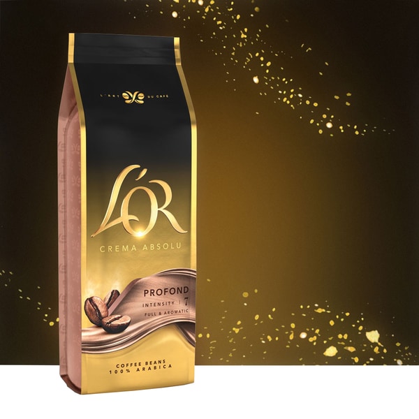 Cafea boabe L'OR Crema Absolu Profond, 500g