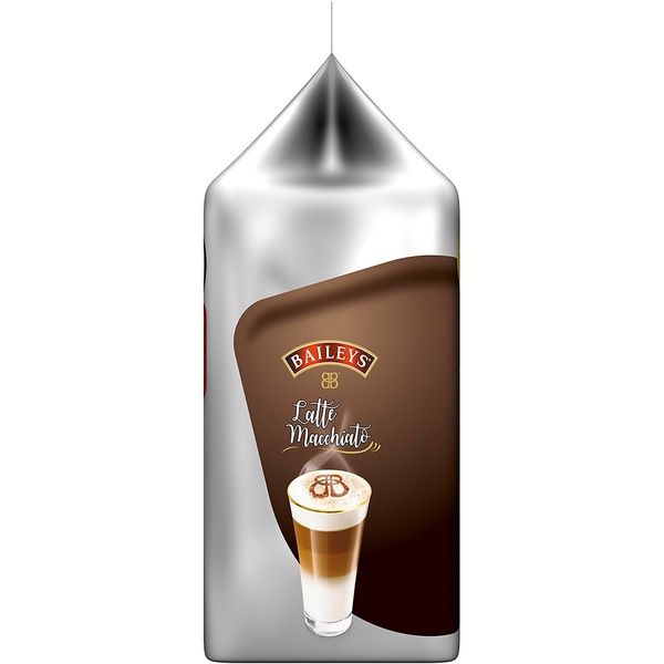 Capsule cafea JACOBS Baileys Latte Macchiato, compatibile Tassimo, 8 capsule cafea + 8 capsule lapte, 264g