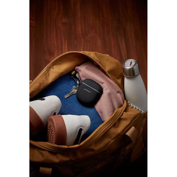 Carcasa silicon pentru BOSE QuietComfort Earbuds II, Triple Black