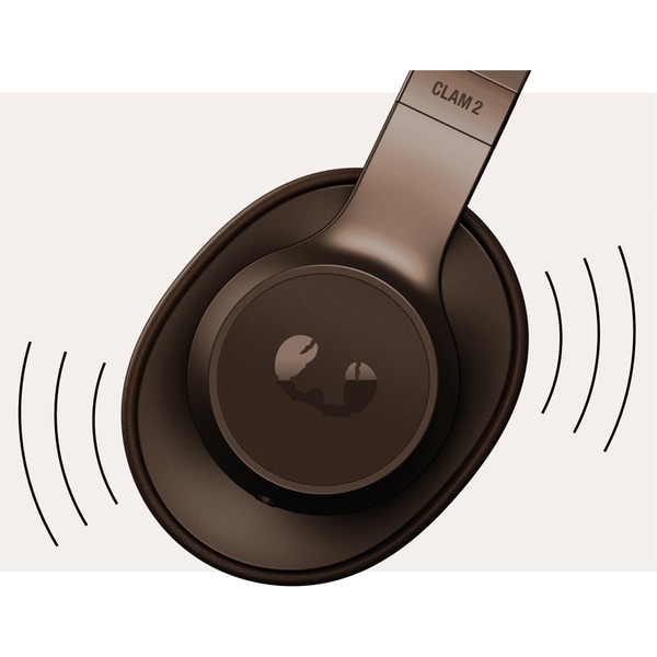 Casti FRESH \'N Clam Bluetooth, Brave 2, Microfon, Over-ear, Bronze REBEL