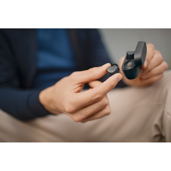 Casti JABRA Elite 4, True Wireless, Bluetooth, In-Ear, Microfon, Noise Cancelling, Dark Grey