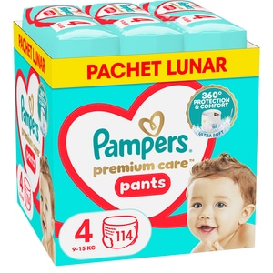 Scutece chilotel PAMPERS Premium Care Pants XXL Box nr 4, Unisex, 9-15 kg, 114 buc