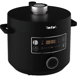 Oala sub presiune electrica TEFAL Turbo Cuisine CY754830, 4.8l, 1090W, 10 programe, negru