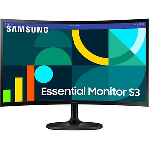 Monitor Gaming curbat LED VA SAMSUNG Essential S3 S36GD LS27D360GAUXEN, 27", Full HD, 100Hz, negru