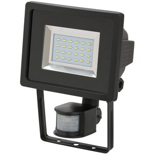 Proiector LED cu senzor de miscare BRENNENSTUHL LDN 2405, 12.5W, 950 lumeni, IP44, negru