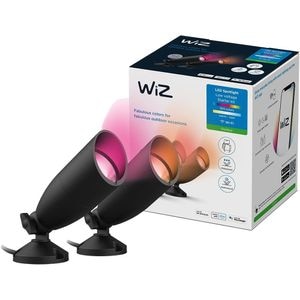 Plafoniera de exterior LED WIZ 8720169071599, 10W, 540lm, IP65, negru