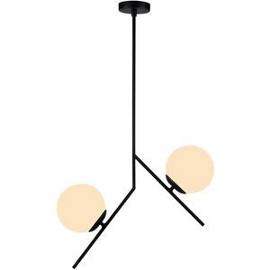 Pendul SQUID LIGHTING Diagonal, 60W, E27, alb-negru
