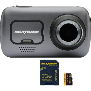 Kit Camera auto DVR NEXT BASE 622GW, 3", 4K, Wi-Fi, G-Senzor + Card de memorie 128GB