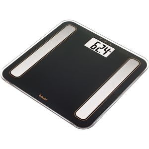 Cantar corporal BEURER BF 183 LE, 180kg, electronic, sticla securizata, negru