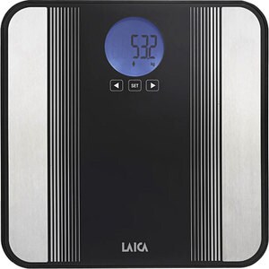Cantar corporal cu analizator LAICA PS5012, 180kg, electronic, sticla securizata, negru 
