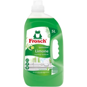 Detergent de vase FROSCH, Lamaie verde, 5L