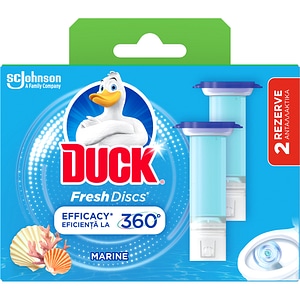 Rezerva odorizant toaleta DUCK Fresh Discs Marine,12 discuri
