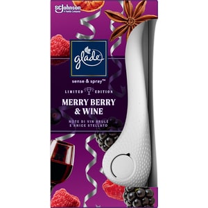 Odorizant de camera automat GLADE Sense&Spray Merry Berry, 18ml