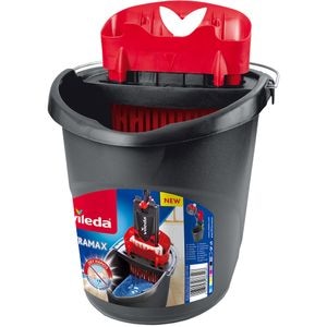 Galeata cu storcator VILEDA Ultramax, 10 l, gri-rosu