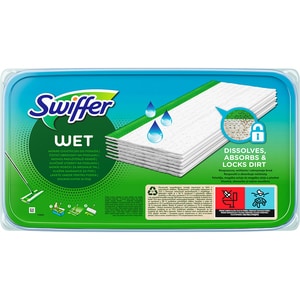 Rezerva umeda mop SWIFFER Wet, 28.8 cm, 10 bucati