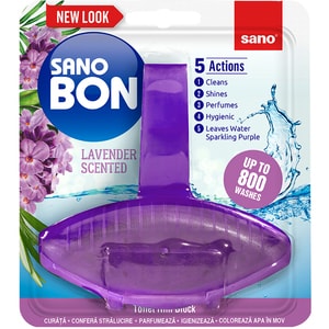 Odorizant toaleta SANO Bon Lavender 5in1, 55 g