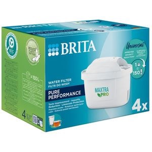 Set 4 filtre de apa BRITA Maxtra Pro Pure Performance BR1051757, alb