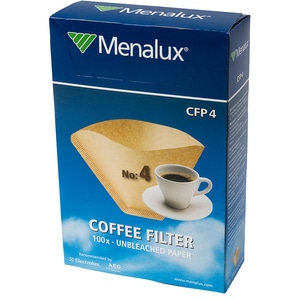 Filtru universal pentru cafetiere MENALUX CFP4 marimea 4, 100 buc