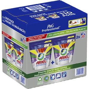 Detergent capsule ARIEL Professional All in One PODS Color, 110 spalari