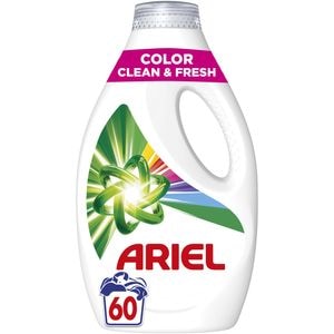 Detergent lichid ARIEL Color Clean & Fresh, 3 l, 60 spalari