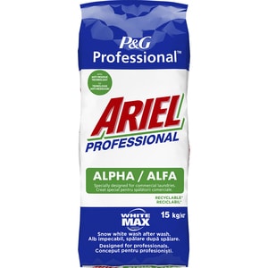 Detergent automat ARIEL Professional Alpha White Max, 15 kg