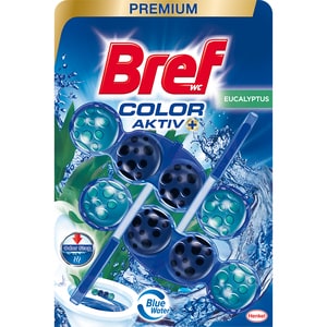 Odorizant toaleta BREF Color Water Eucalipt, 2 x 50g
