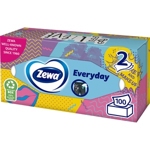 Servetele faciale ZEWA Everyday, 2 straturi, 100 buc
