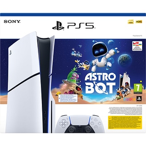 Consola PlayStation 5 Slim (PS5) 1TB, Astro Bot Bundle, White