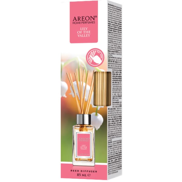 Odorizant cu betisoare AREON Home Perfume Lily of the Valley, 85 ml