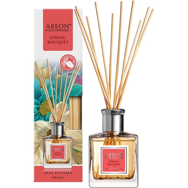 Odorizant cu betisoare AREON Home Perfume Spring Bouquet, 150ml