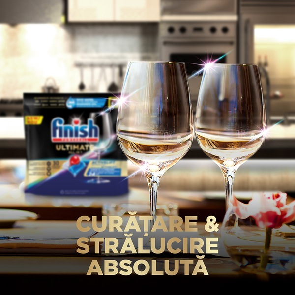 Detergent capsule pentru masina de spalat vase Finish Ultimate All in 1, 30 spalari