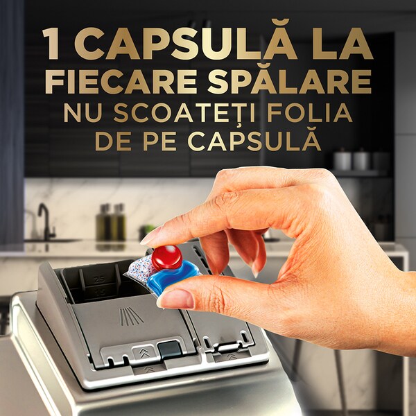 Detergent capsule pentru masina de spalat vase FINISH Ultimate All in 1, 50 spalari