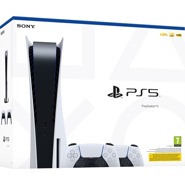 Consola PlayStation 5 (PS5) 825GB, C-Chassis + Extra Controller Wireless PlayStation DualSense