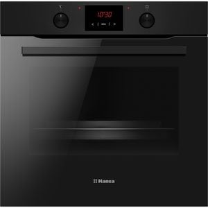 Cuptor incorporabil HANSA BOES68421, Electric, Autocuratare catalitica, 77 litri, Clasa A, negru