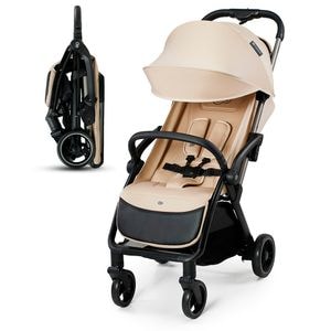 Carucior sport KINDERKRAFT Apino KSAPIN00BEG, 5 puncte, 0 luni+, bej-negru