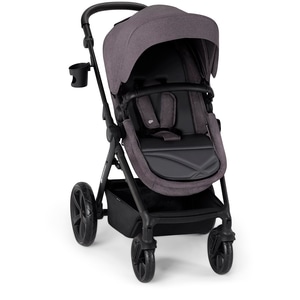 Carucior 3in1 KINDERKRAFT Atour Pro KSATOU00DGR30, 5 puncte, 0 luni+, gri inchis-negru