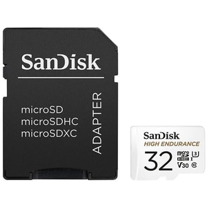 Card de memorie SANDISK Max Endurance, microSDHC, 32GB, 100MB/s, clasa 10/U3/V30, UHS-I, adaptor