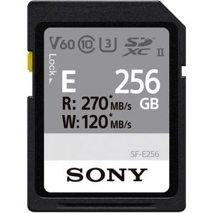 Card de memorie SONY SF-E, SDXC, 256GB, 270MB/s , clasa 10, U3, V60, UHS-II