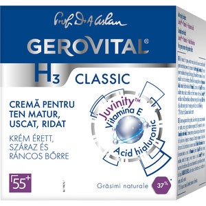 Crema de fata GEROVITAL H3 Classic Ten matur, 50ml