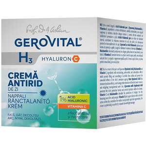 Crema de fata antirid GEROVITAL H3 Hyaluron C, 50ml