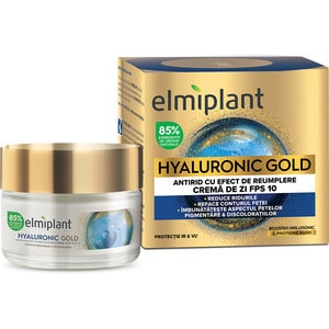 Crema de zi ELMIPLANT Hyaluronic Gold, 50ml