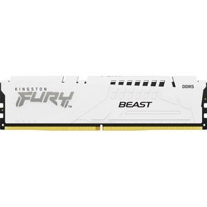 Memorie desktop KINGSTON Fury Beast White Expo, 32GB DDR5, 6000MHz, CL36, KF560C36BWE-32