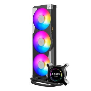 Cooler procesor cu racire lichida SEGOTEP KL-II-360-ARGB-BK, 3x120mm, Iluminare ARGB, negru