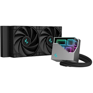 Cooler procesor cu racire lichida DEEPCOOL LT520 aRGB, 2 x 120mm, negru
