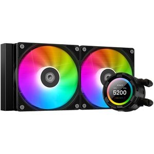 Cooler procesor cu racire lichida ID-COOLING SL240 XE ARGB, 2x120mm, Display