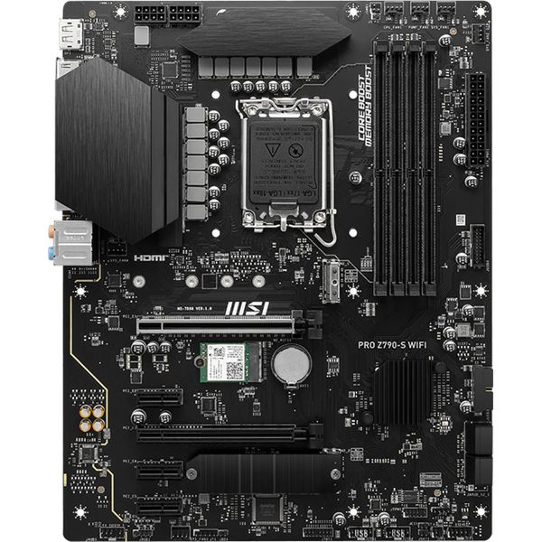 Placa de baza MSI PRO Z790-S WIFI, Socket 1700, ATX, Wi-Fi