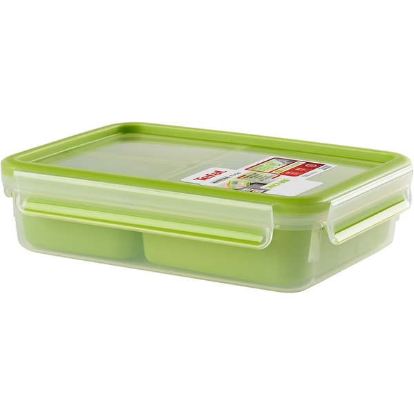Caserola TEFAL Clip&Micro K3100412, 1.2l, plastic, verde