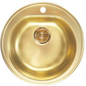 Chiuveta bucatarie ALVEUS Form 30, 1 cuva, inox, auriu